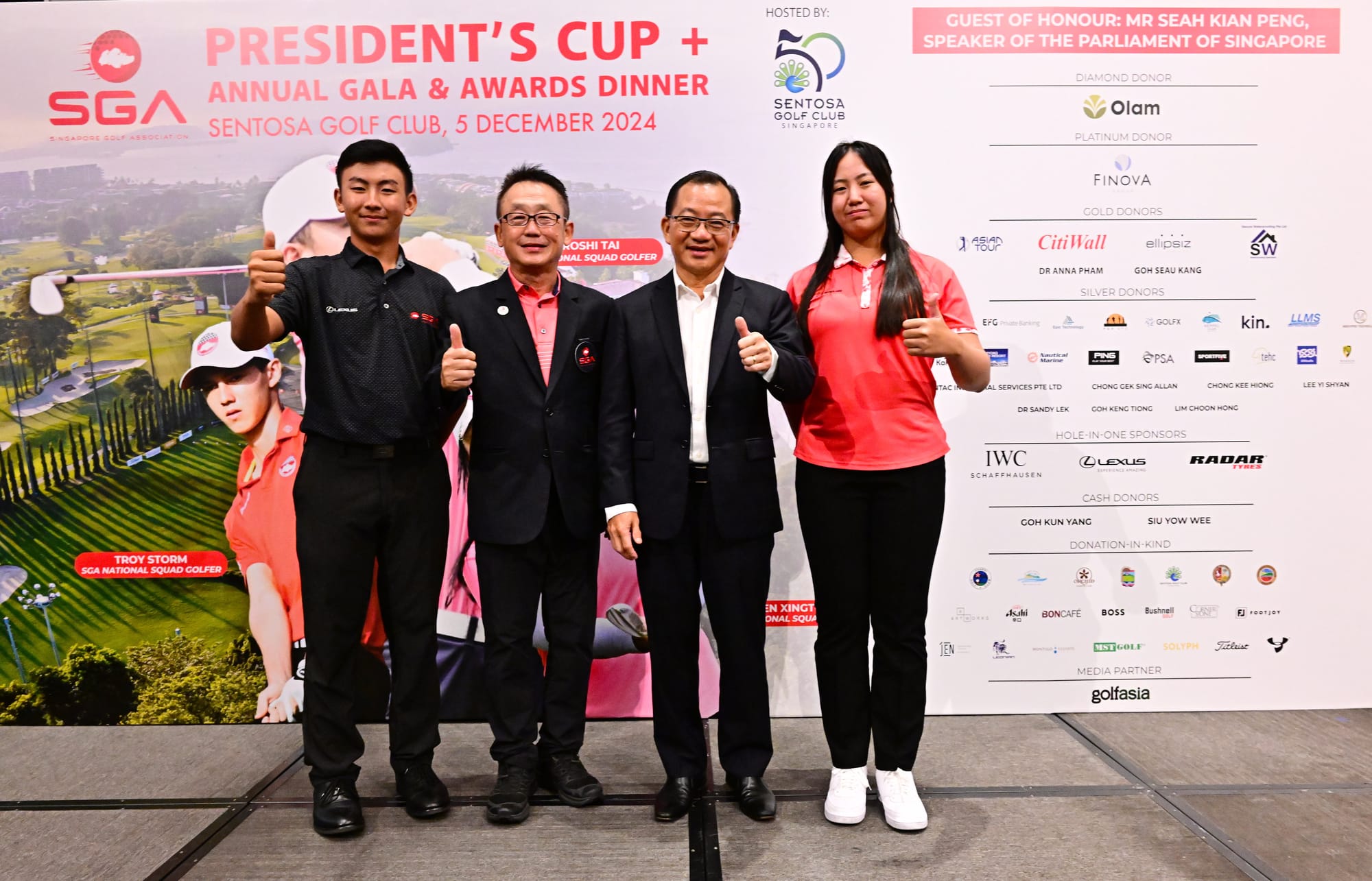 Award Winners in Centre Stage