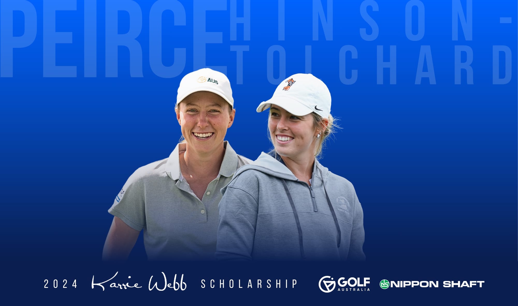 Hinson-Tolchard and Peirce Earn Karrie Webb Scholarship