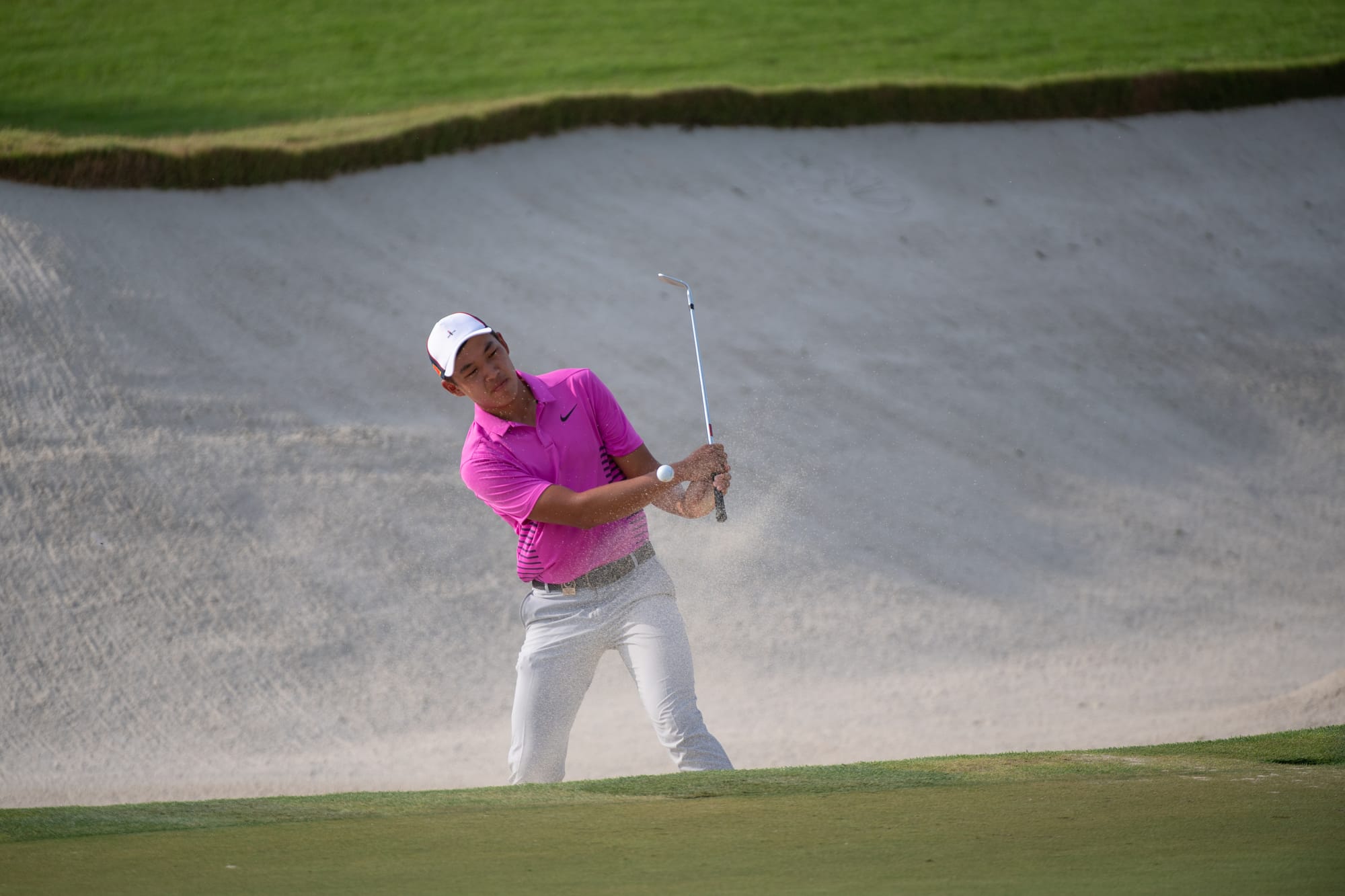 Jin Cheng was the leading Chinese contender in sixth place.