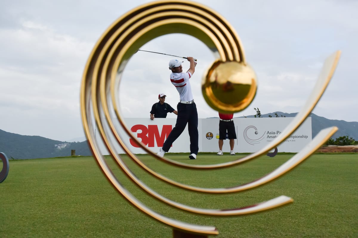 Ryan Ruffels had to settle for a share of second place.