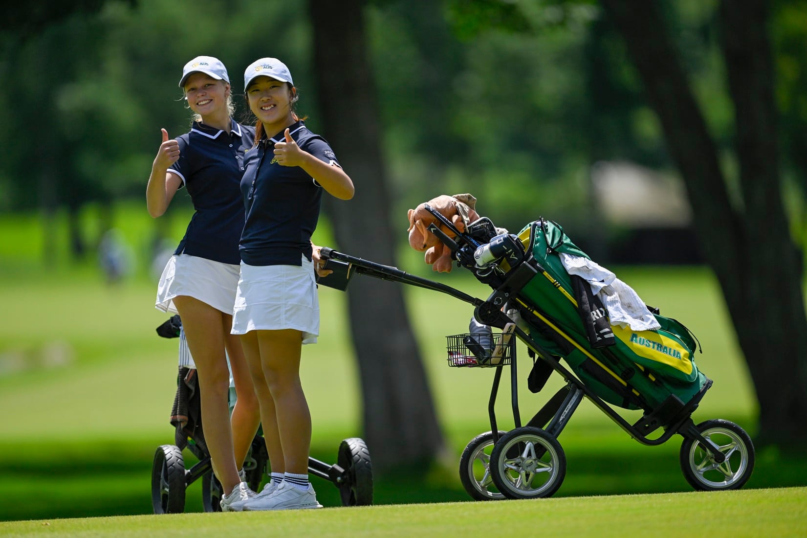 Tough Going for Australia on Opening Day at SentryWorld