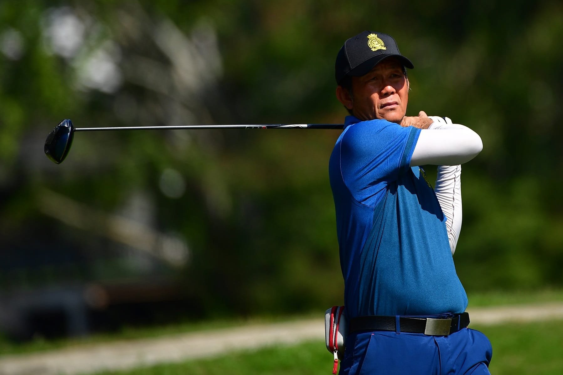 Former national team soccer player Wong Hung Nung was part of the Malaysian line-up at Sungai Long.