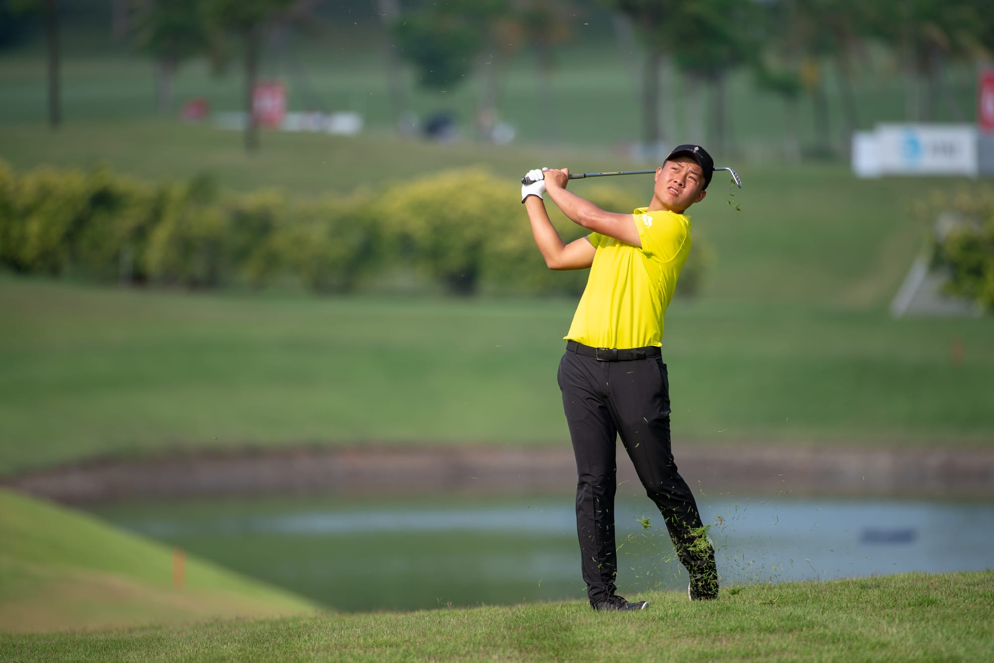 Lin Yuxin, the 2017 champion, tied for ninth in Singapore.