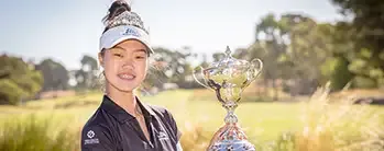 Grace Kim won by seven strokes.