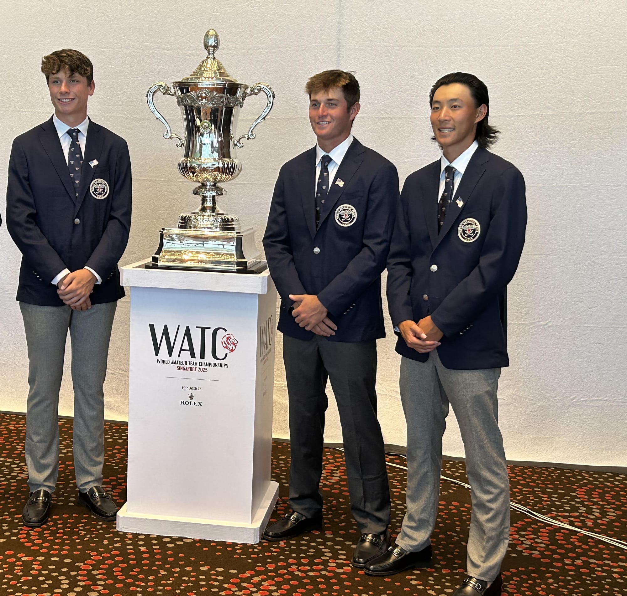 American Eisenhower Trophy Trio 'Ready to Roll'