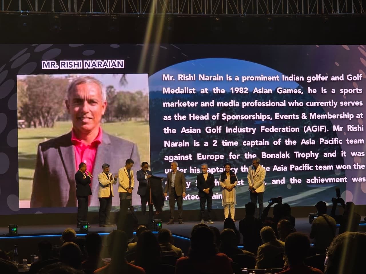 Honour for Two-Time Bonallack Trophy Captain Narain