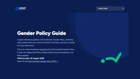 Golf Australia Updates Gender Policy post image