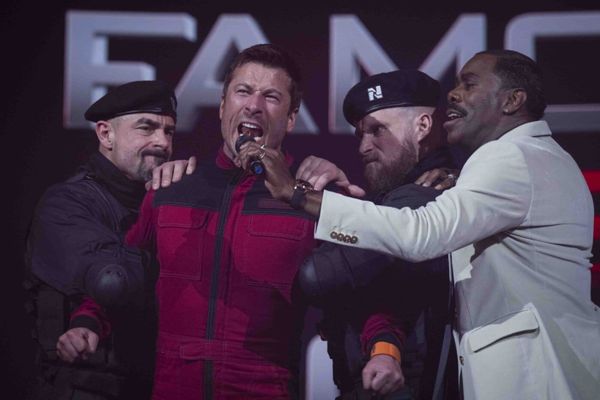 The Running Man di Edgar Wright è un film programmaticamente fuori tempo massimo