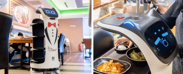 Camerieri robot e benessere lavorativo