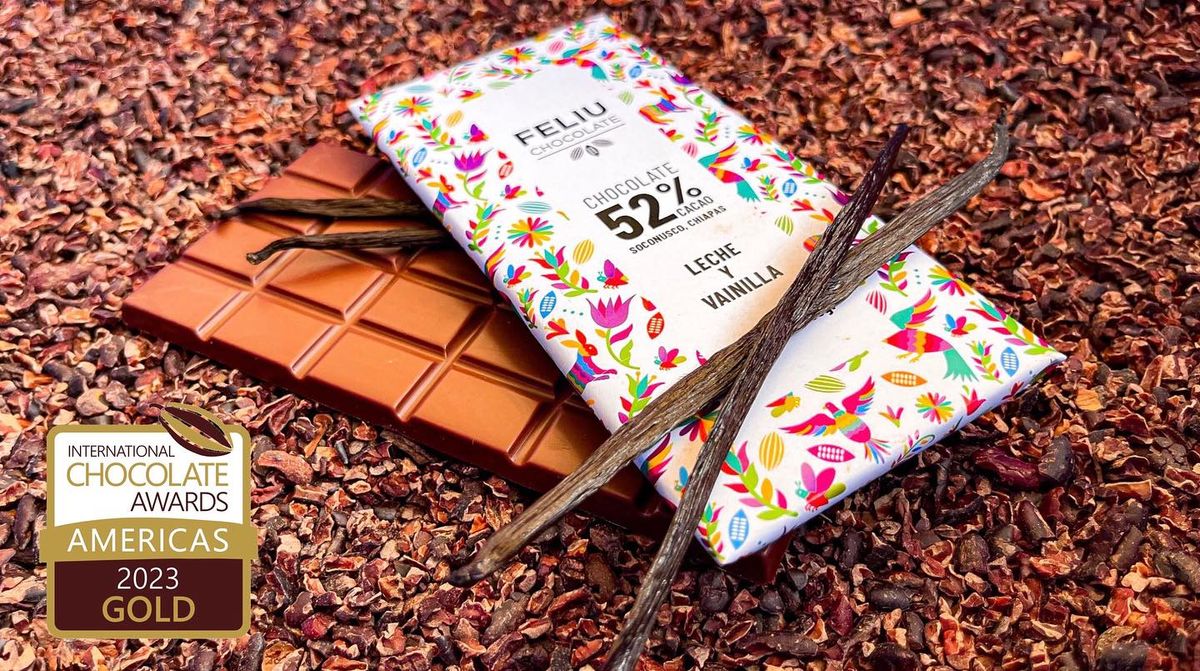 Cacao con pitaya de mayo, chocolates caramelizados, con especias, los galardonados del 2023