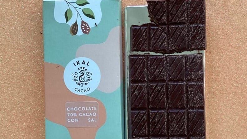 Chocolate 70% con sal y dibujos de Tolkien