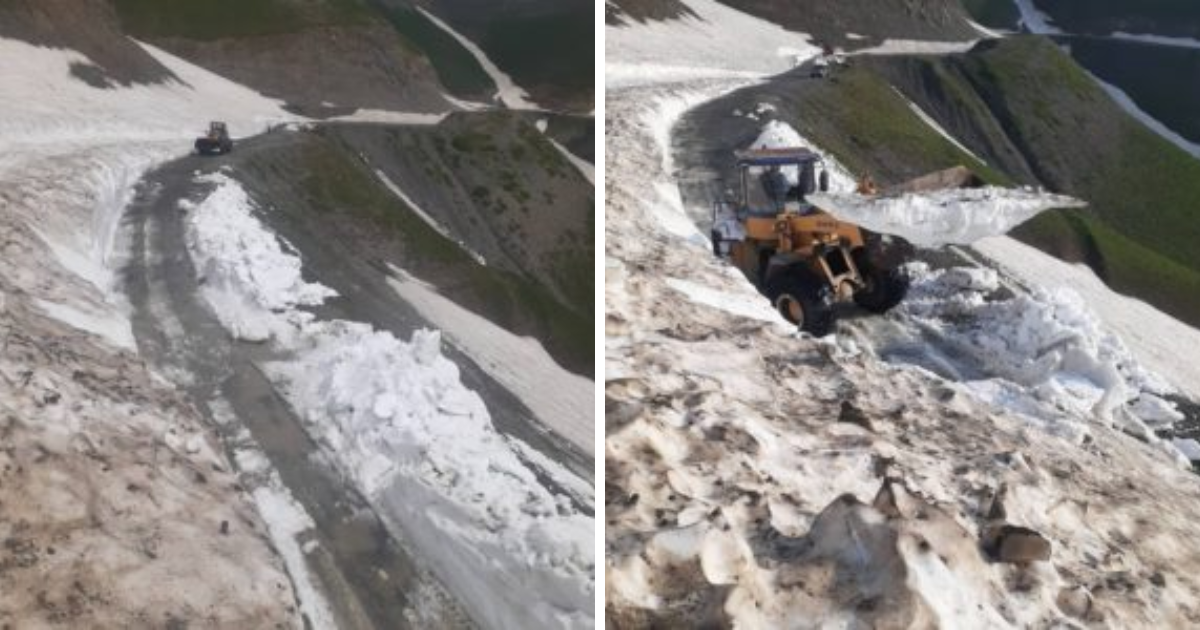 Перевал Сары-Кыр частично расчищен — дан проезд в одну полосу