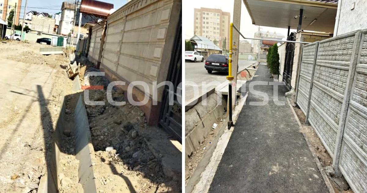 На месте снесенного забора замминистра транспорта проложили тротуар