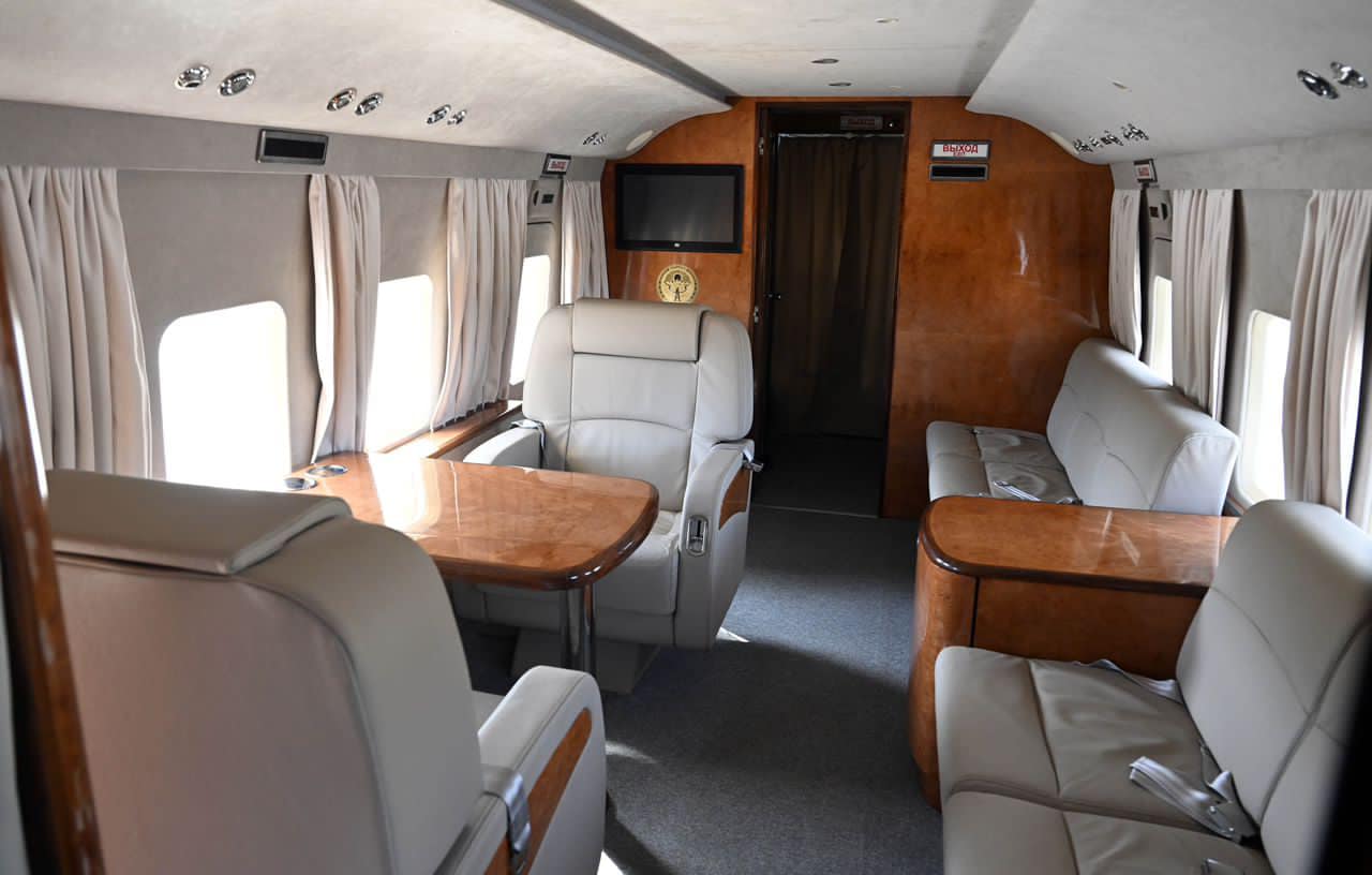 Садыр Жапаров похвастался вертолетом, который отремонтировала Беларусь (ФОТО)