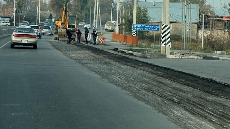 Госстрой выявил низкое качество дорог Бишкек – Ош и Бишкек – Кара-Балта