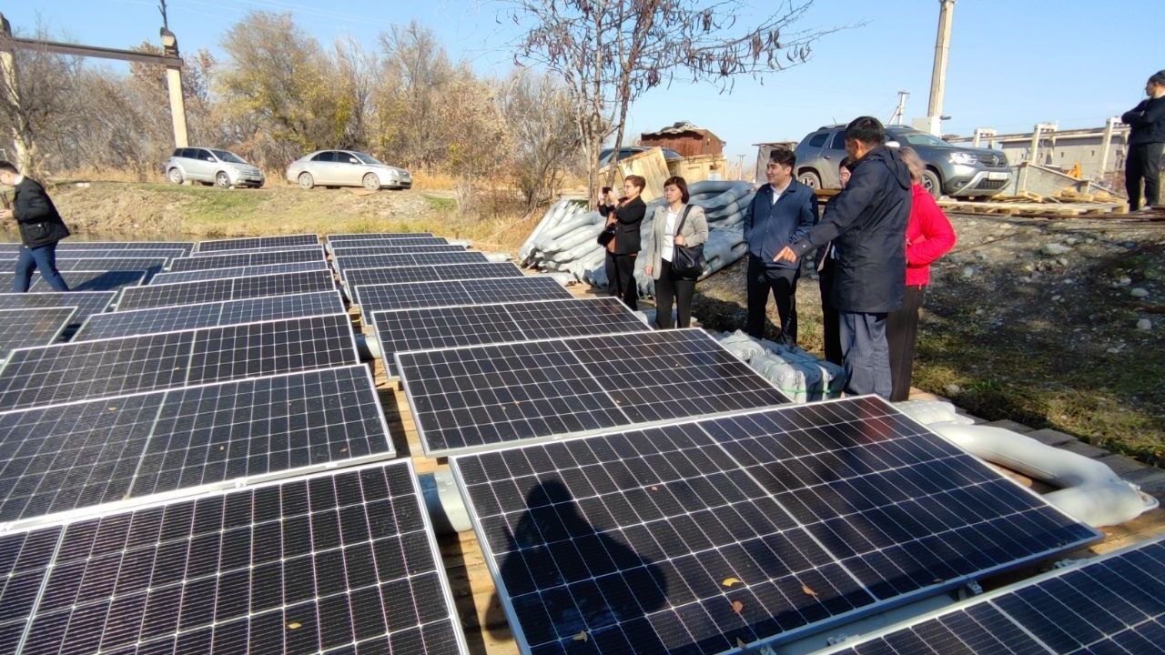 Cтроительством плавучих солнечных электростанций в Кыргызстане заинтересовались на стороне