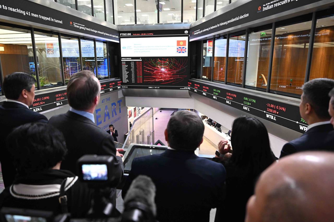 Акылбек Жапаров обсудил в Лондоне выход кыргызстанских компаний на IPO