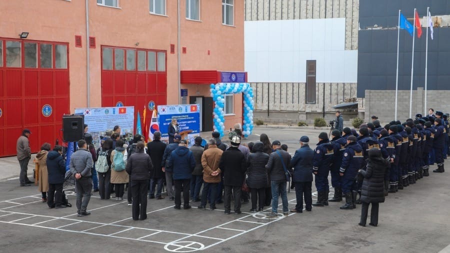 В Чолпон-Ате на средства KOICA открыли пожарную часть