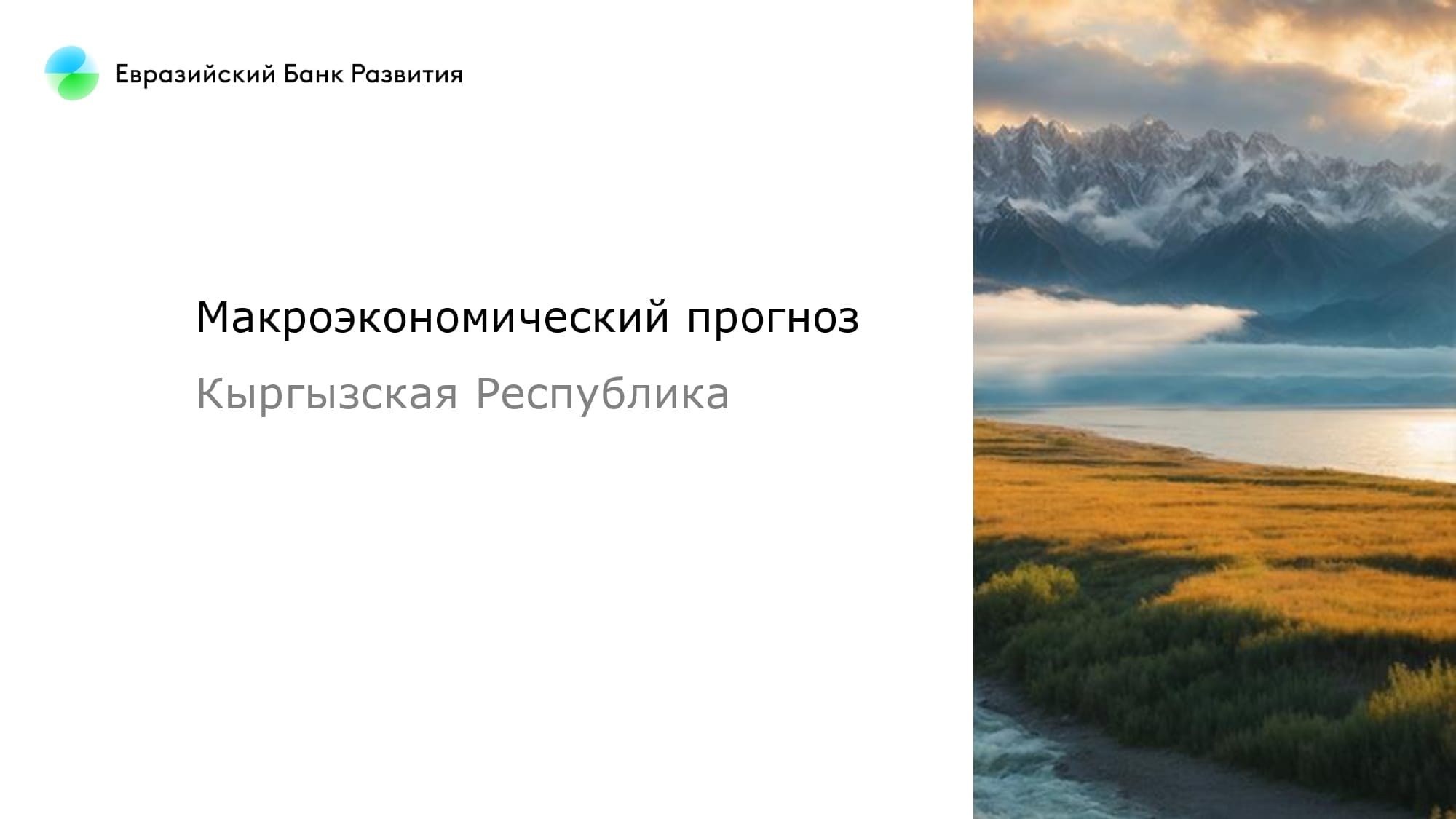 ВВП будет замедляться, курс доллара расти - ЕАБР озвучил прогноз по экономике Кыргызстана на 2024 год