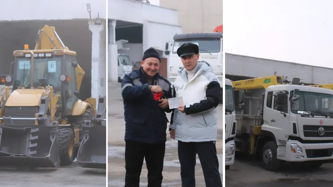 Ошское ПЭС получило новую спецтехнику от НЭСК