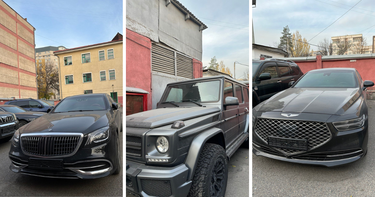 Люксовые автомобили Камчы Кольбаева повторно выставили на аукцион