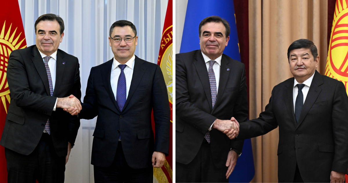 Президент и глава кабмина КР обсудили сотрудничество с вице-президентом Еврокомиссии