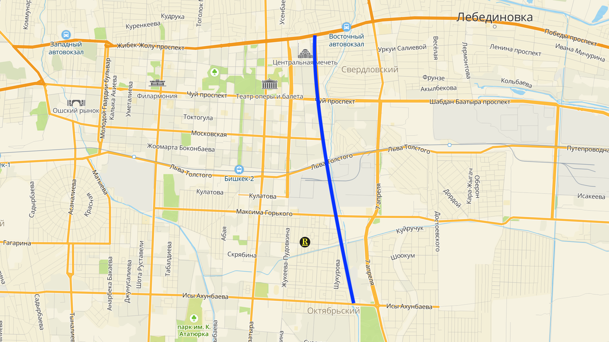 Началось строительство одной из трех новых магистральных дорог Бишкека