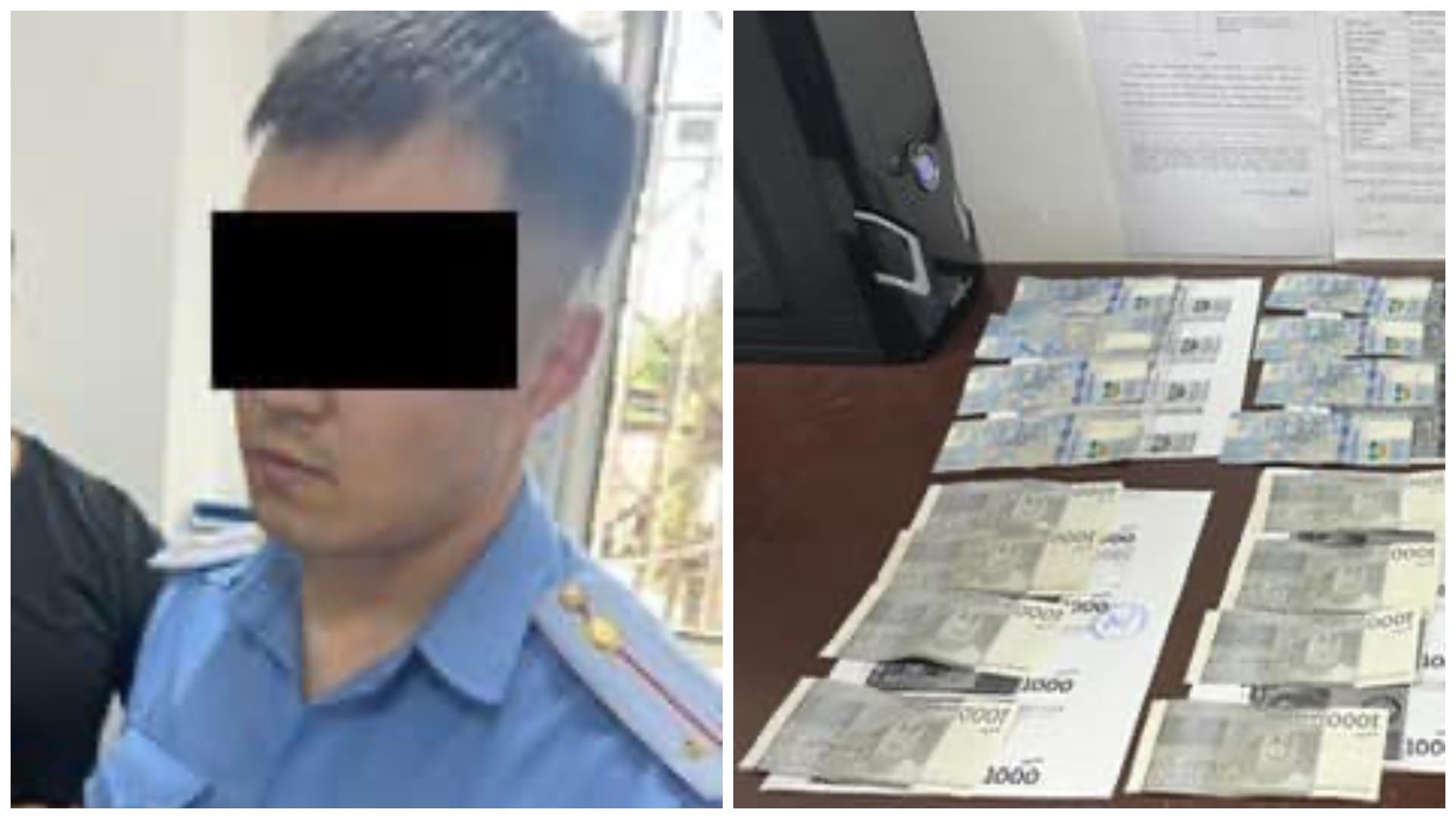 Сотрудник Аламудунского ОВД требовал 50 тысяч сомов за прекращение дела – он задержан