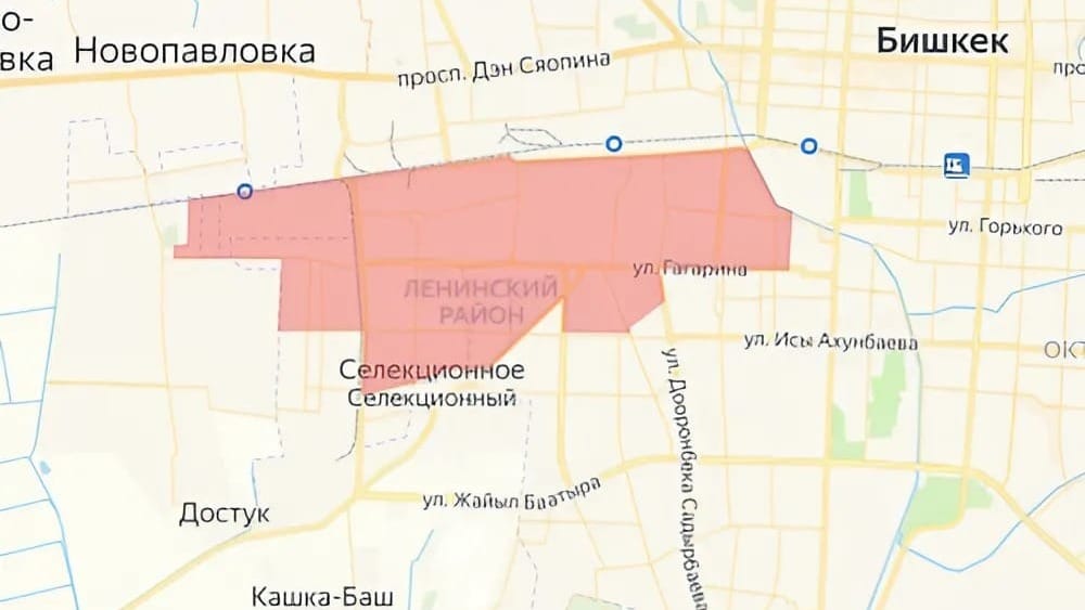 В западной части Бишкека на один день отключат воду