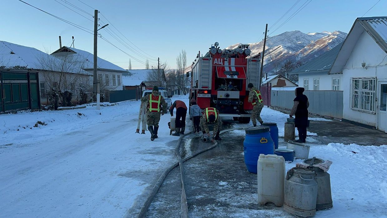 В селе Токбай-Талаа Кара-Кульджинского района ввели режим ЧС из-за перебоев с водой
