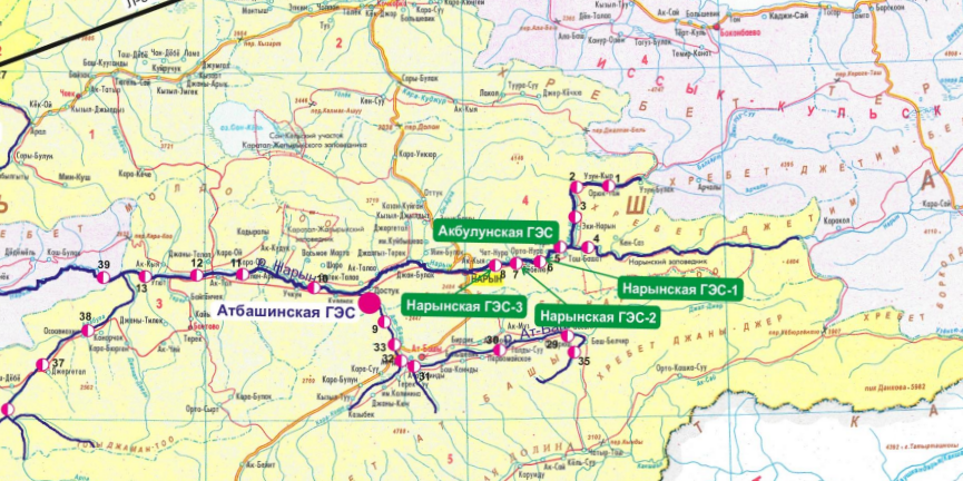 Строительство Верхне-Нарынского каскада ГЭС могут возобновить в мае 2025 года