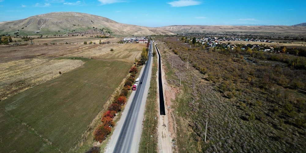 Вдоль велодорожки от Байтика до Ала-Арчи провели освещение