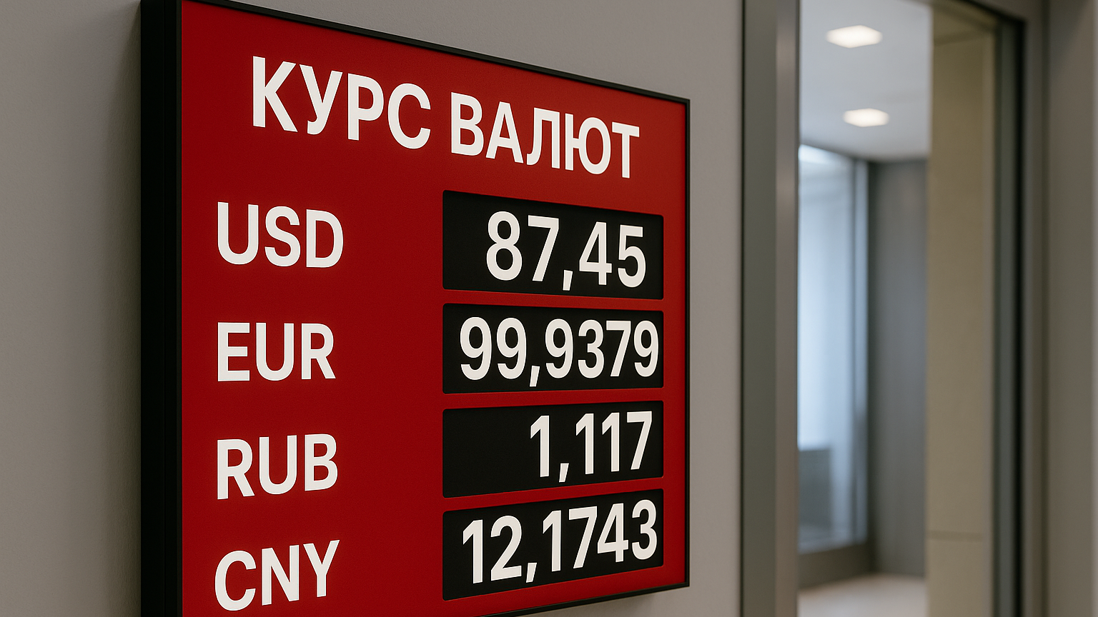 Официальный курс валют на 10 июня 2025 года.