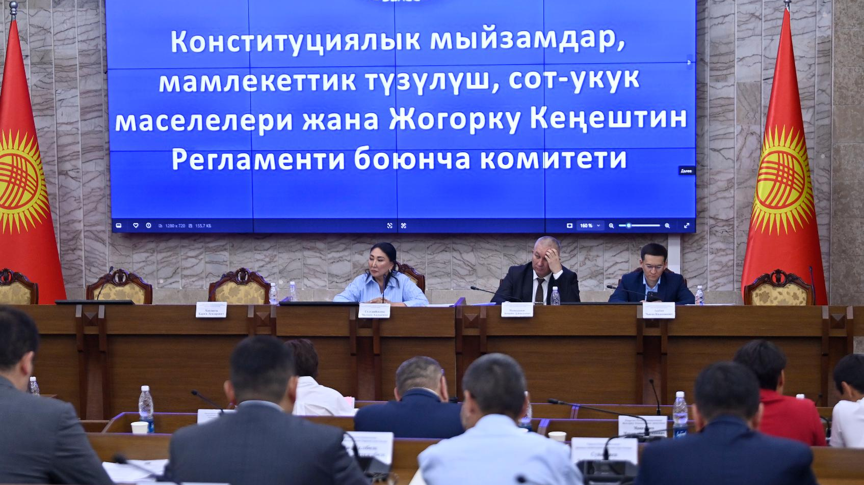 Заседание профильного комитета Жогорку Кенеша. Фото: kenesh.kg.