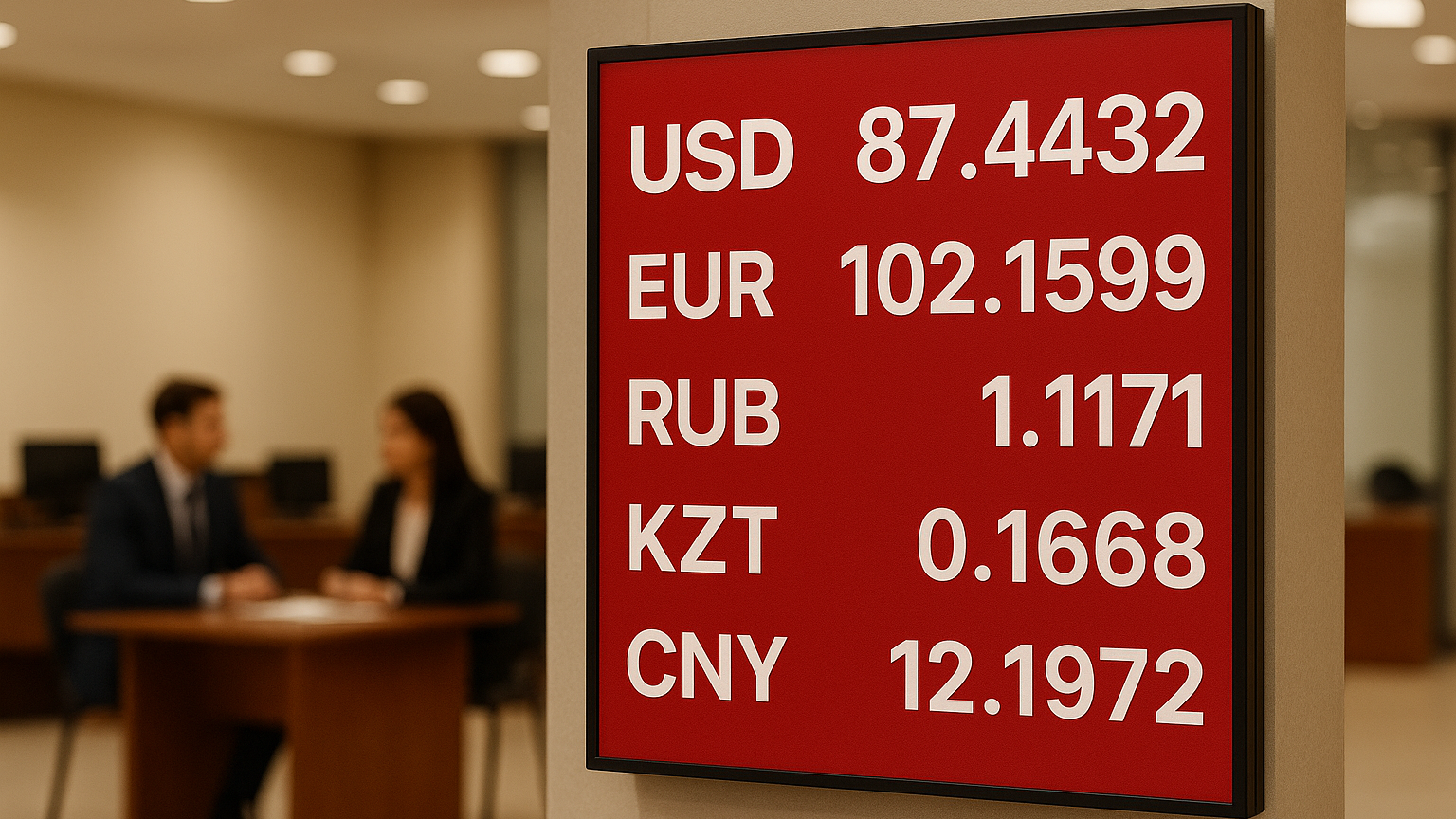 Сом укрепился ко всем валютам, кроме юаня — курс валют НБ КР на 15 июля
