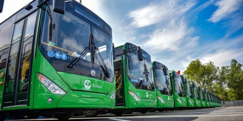 В Бишкеке изменены маршруты пяти автобусов из-за реконструкции моста на ул. Ауэзова