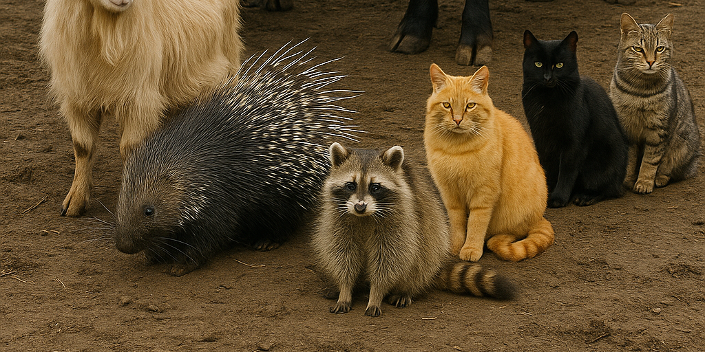 Госцирк продает животных: на торги выставлены верблюды, яки, дикобраз и еноты