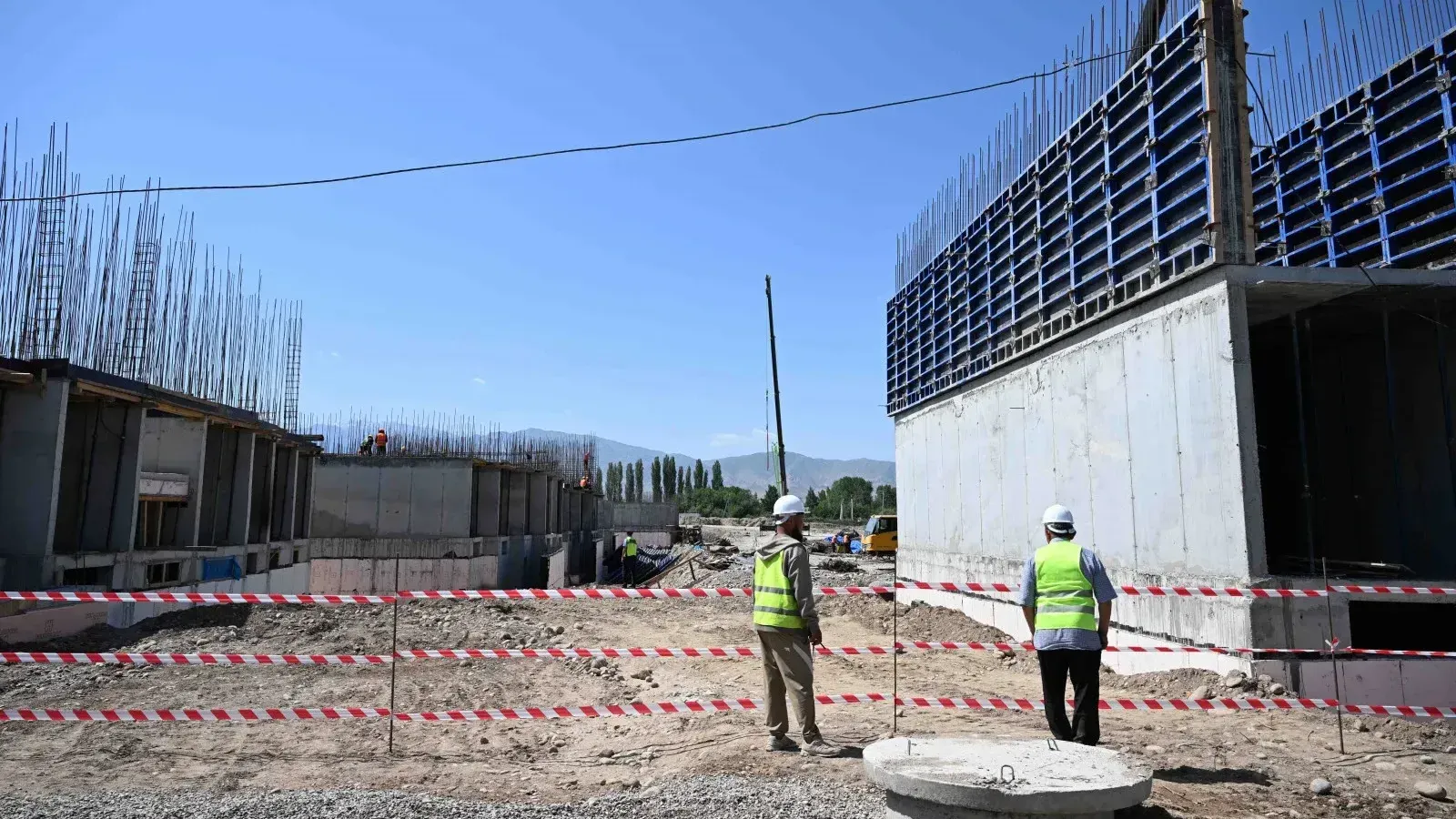 ГИК показала ход строительства ипотечных домов в Таласе