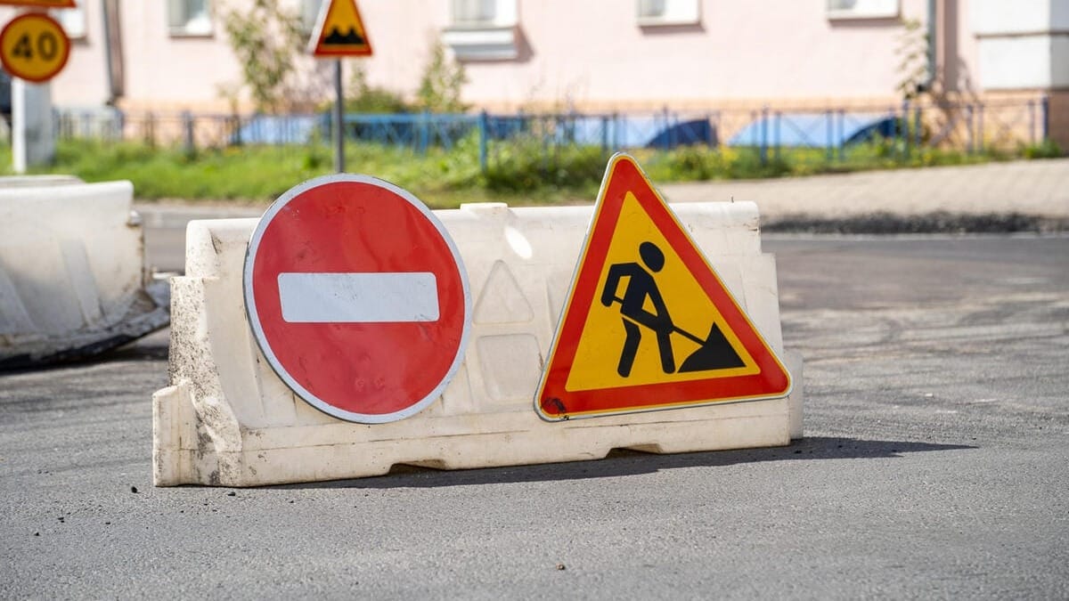 В столице закрыли участок улицы Ахунбаева на ремонт