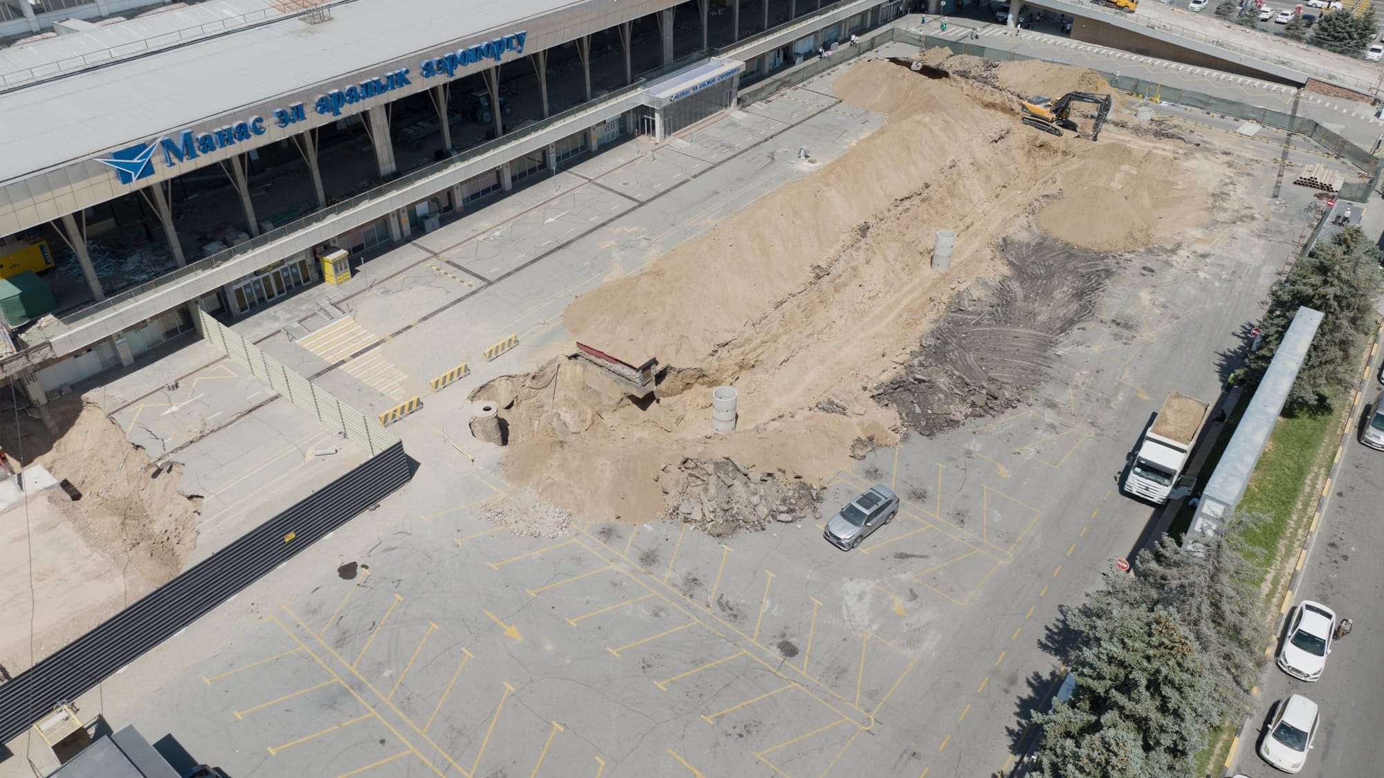 В аэропорту «Манас» начали расширять аэровокзальный комплекс на 18 тысяч м²