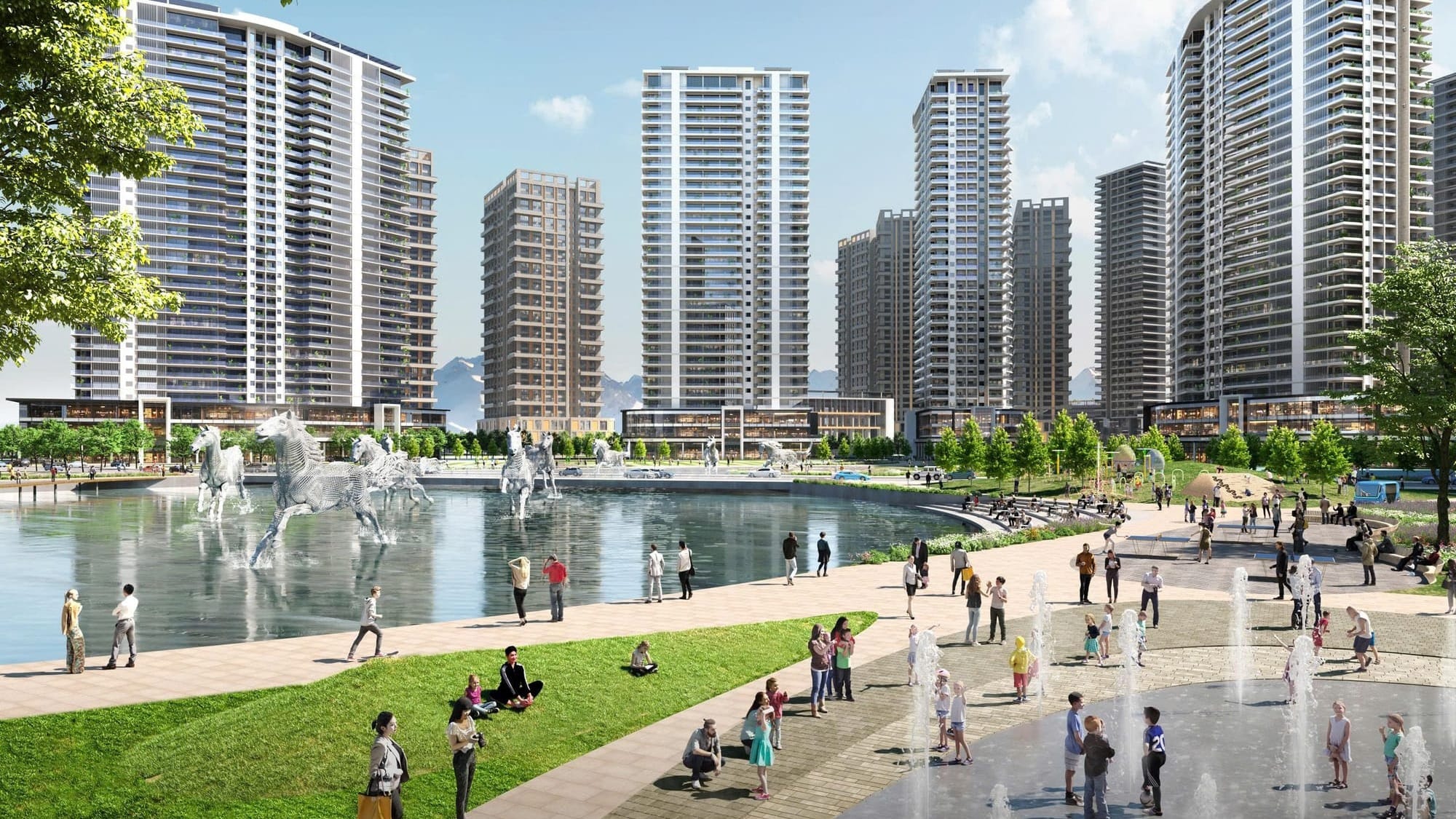 Royal Central Park представляет первую в Кыргызстане модель города в 15 минут