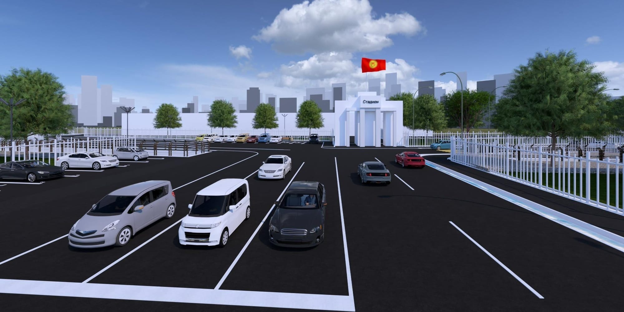 От хаотичных построек очистят входную зону Центрального стадиона Оша