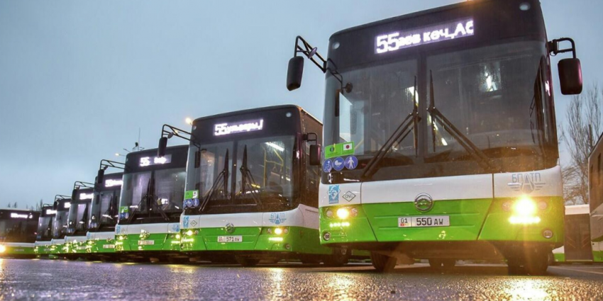 В Бишкеке временно изменили схемы движения 18 автобусных маршрутов — список