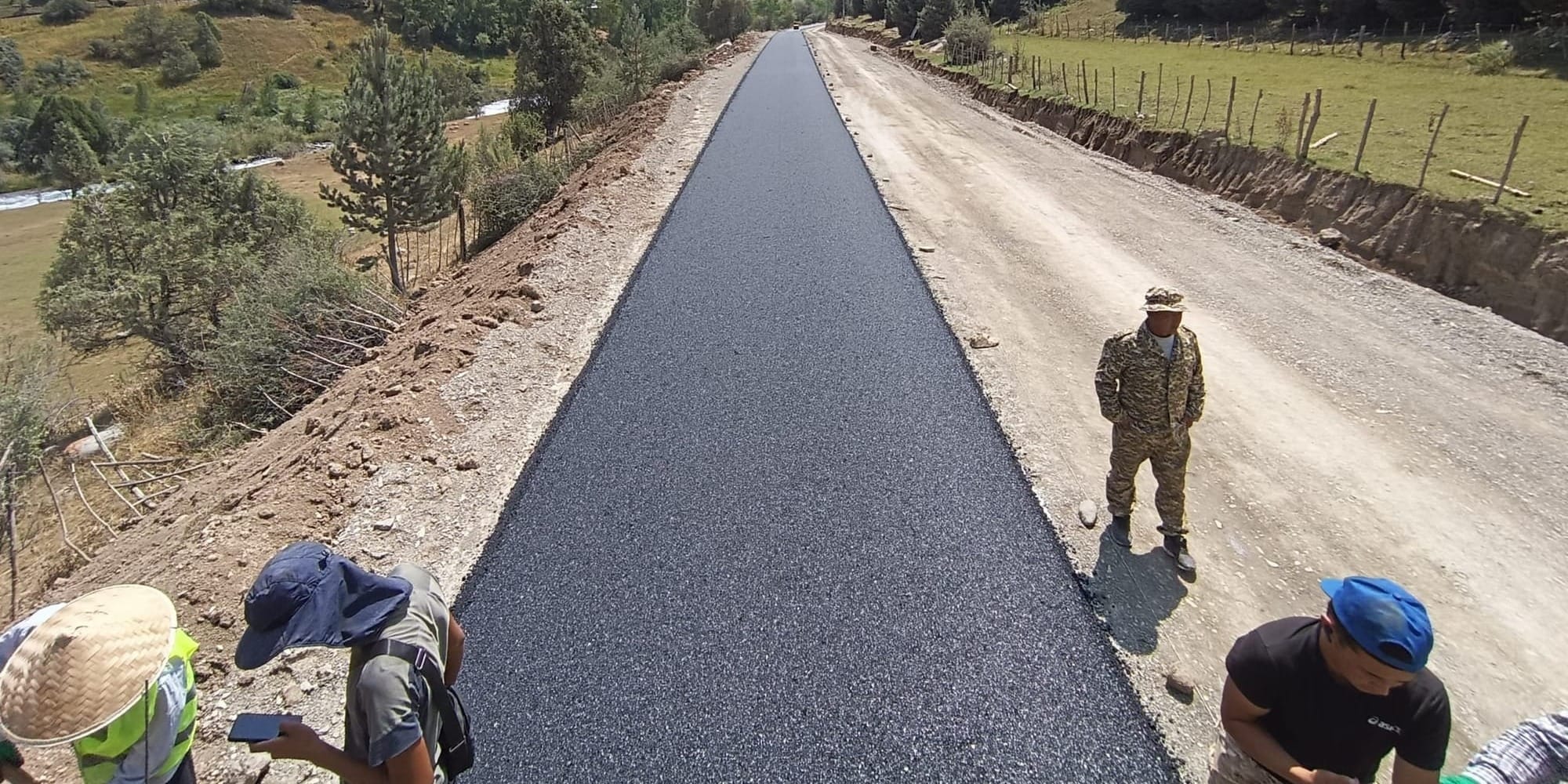 Дорожные работы в Ноокатском районе. Фото: Минтранс.