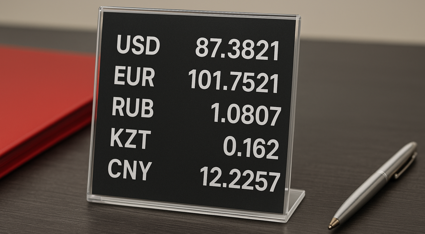 Сом укрепился ко всем основным валютам — официальный курс на 3 сентября
