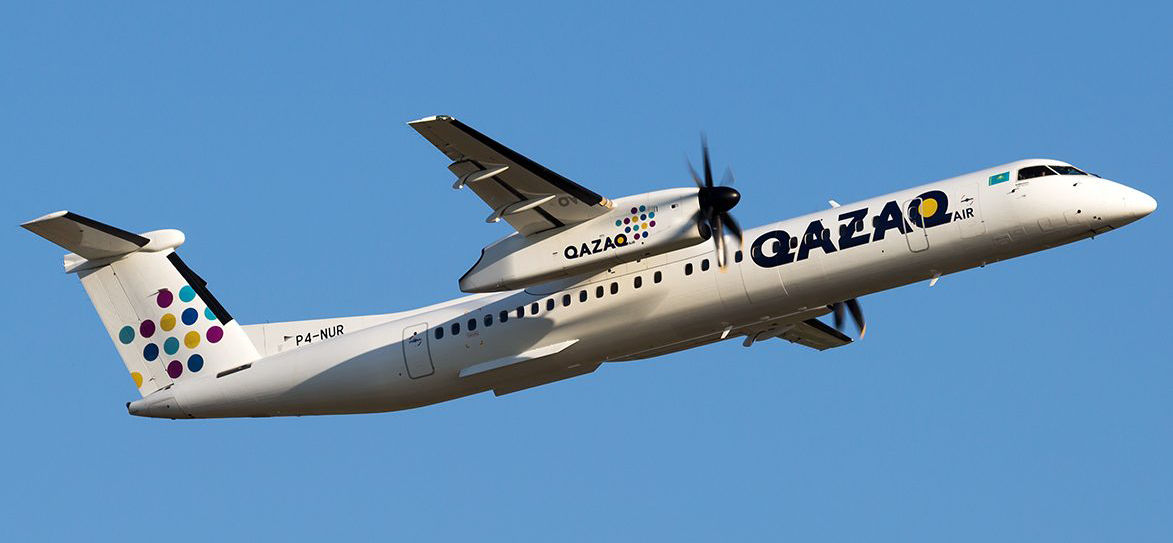 Самолет QAZAQ AIR (Vietjet Qazaqstan) — запуск прямых рейсов Астана – Бишкек и Астана – Самарканд с ноября 2025 года.
