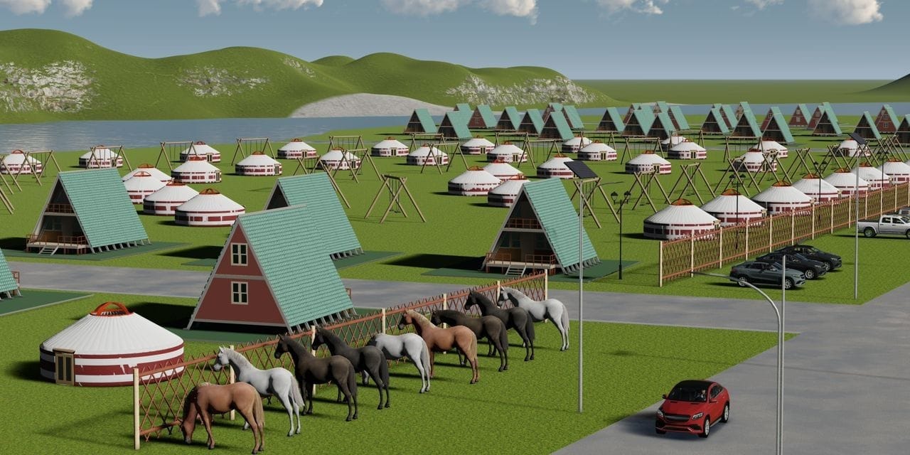 У озера Кель-Суу в Нарынской области построят этно-городок и туристический лагерь — эскизы