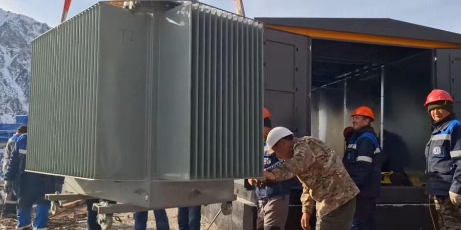 В нацпарке «Ала-Арча» завершают строительство новой трансформаторной подстанции