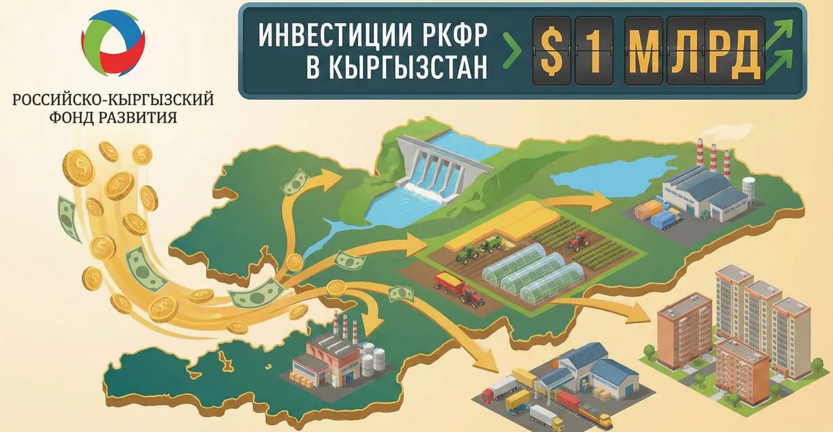Инвестиции РКФР в экономику Кыргызстана превысили $1 млрд