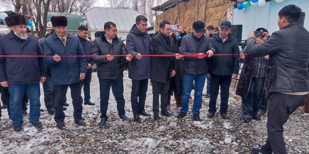 В Токтогуле открыли убойный пункт и логистический центр общей стоимостью 19 млн сомов